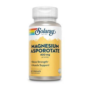 Solaray Magnesium Asporotate 400 mg (60 veg caps)
