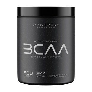 Powerful Progress BCAA 2:1:1 аминокислоты порошок 500 г лимон и лайм