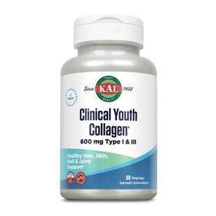 Clinical Youth Collagen I&III 600mg - 60 vcaps