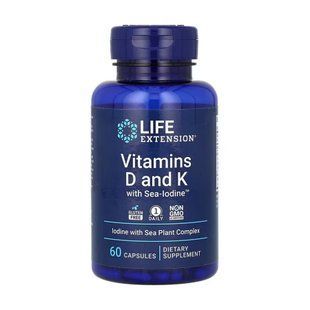 Vitamins D and K with Sea-Iodine&trade; - 60 caps