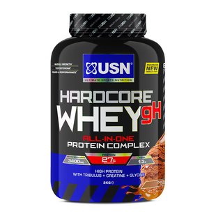 USN HARDCORE WHEY GH 2KG Клубника