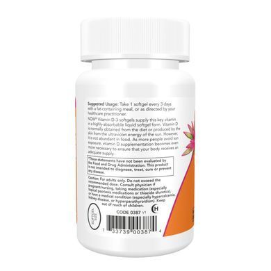 VIT D-3 10,000 IU - 30 sgels