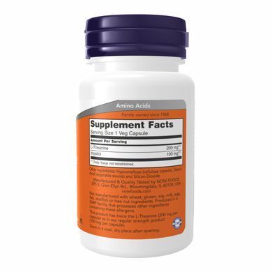 L-Theanine 200mg - 120 vcaps