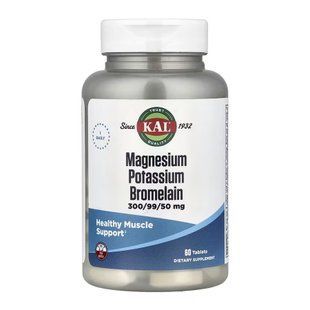Magnesium Potassium Bromelain - 60 tabs