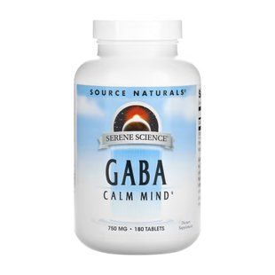 Serene Science&reg; GABA 750 mg - 180 tabs