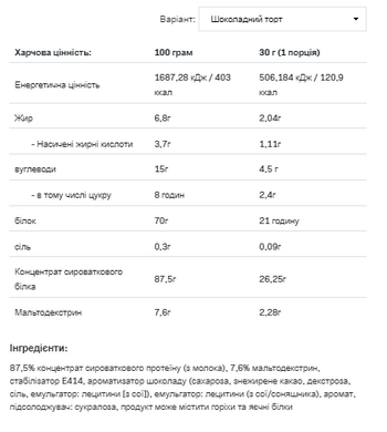 Whey Protein - 908g Chocolate Gingerbread