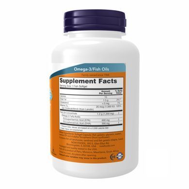 Ultra Omega 3-D&trade; Fish Oil - 180 Fish Softgels