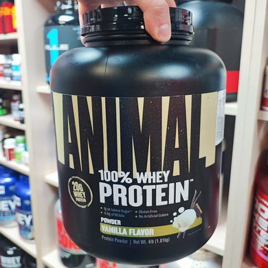 Сывороточный протеин Universal Nutrition Animal 100% Whey Protein Powder 1.81 кг Ваниль