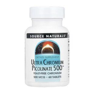 Ultra Chromium Picolinate 500&trade; 500 mcg - 60 tabs