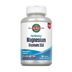 KAL Magnesium Glycinate 350 (160 veg caps)