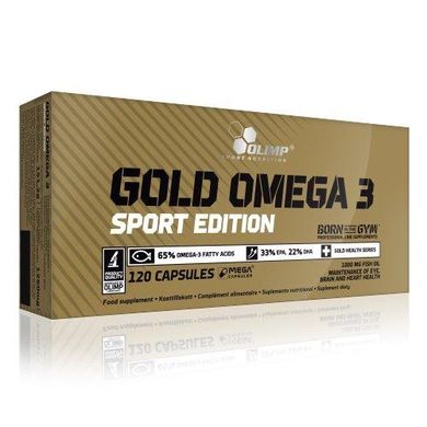 Жирные кислоты Gold omega 3 sport edition Olimp 120 caps