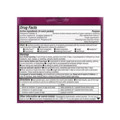 Umcka Cold & Flu Berry Fastactv - 10x.912g