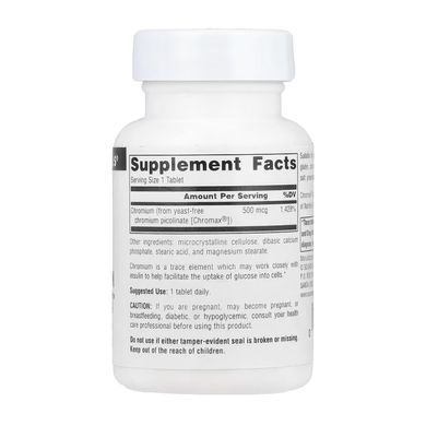 Ultra Chromium Picolinate 500&trade; 500 mcg - 60 tabs