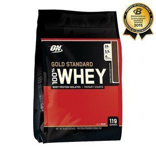 Optimum Nutrition 100% Whey Gold Standard (3,63 kg, double rich chocolate)