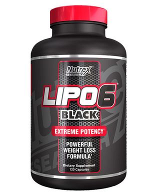 Жиросжигатель Nutrex Lipo-6 Black Extreme Potency 120 caps