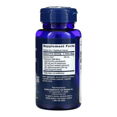 Curcumin Elite&trade; Turmeric Extract	- 30 vcaps