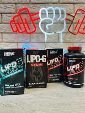 Жиросжигатель Lipo-6 Black Hers Ultra Concentrate 60 black-caps