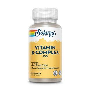 Solaray Vitamin B-Complex 100 (50 veg caps)