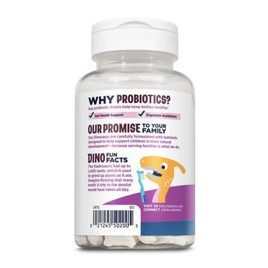 Dino-Dophilus&trade; Kids Probiotic - 60 chewables Black Cherry