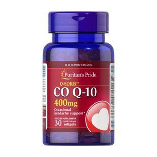 Q-SORB&trade; Co Q-10 400mg - 30 softgels