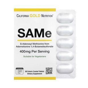 California Gold Nutrition SAMe 400 mg (60 tab)