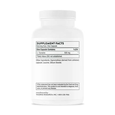 L-Tyrosine - 90 caps