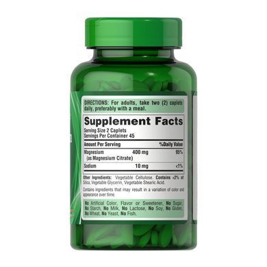 Magnesium Citrate 400mg - 90 caps