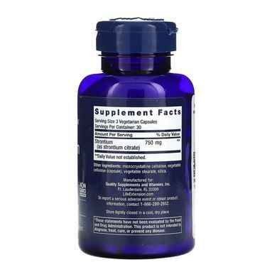 Strontium Caps 750 mg - 90 vcaps