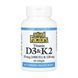 Vitamin D3 & K2 25 mcg (1000 IU) & 120 mcg - 60 softgels