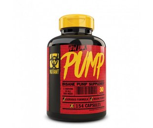 Предтренировочний комплекс Mutant Pump, 154 капсул