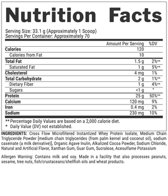 Isoﬁt - 30srv Chocolate Shake