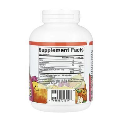 Vitamin C 500 mg - 90 Chewable Wafers Peach Passion Fruit and Mango