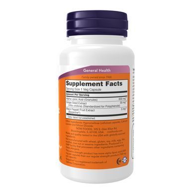 Alpha Lipoic Acid 600mg - 120 caps