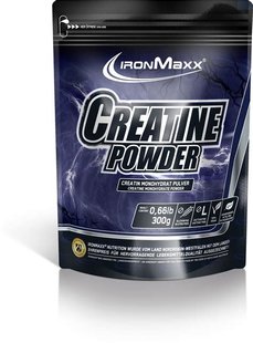 IronMaxx, Creatine Powder, 300 г (пакет), натуральный