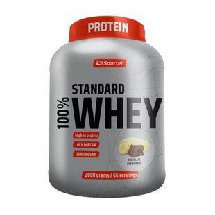 Sporter 100% Whey Standard (2 kg, chocolate and banana)