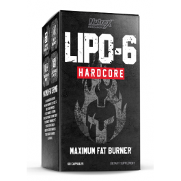 Жиросжигатель Lipo-6 Hardcore Nutrex Research 60 капс