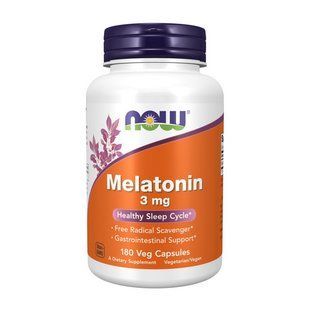 NOW Melatonin 3 mg (180 caps)