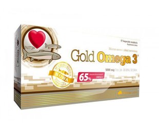 Жирные кислоты Омега-3 Gold Omega 3 Plus (60 кап), Без вкуса