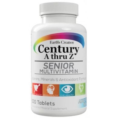 EARTH'S CREATION MULTIVITAMIN CENTURY (A THRU Z) SENIOR - 100 ТАБ