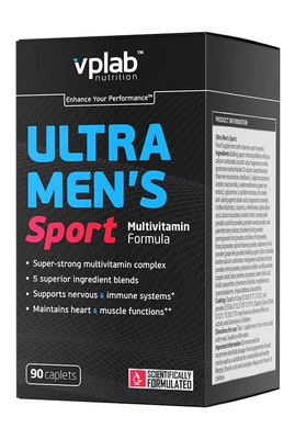 Витамины для мужчин VPLab Ultra Men's Sport Multivitamin - 90 caps