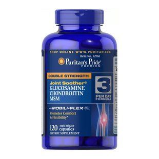 Double Strength Glucosamine, Chondroitin & MSM Joint Soother&reg; - 120 tabs