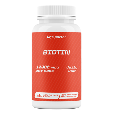 Sporter Biotin 10000 мкг - 100 капс