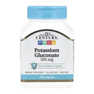 Potassium Gluconate 595 mg - 110 tabs
