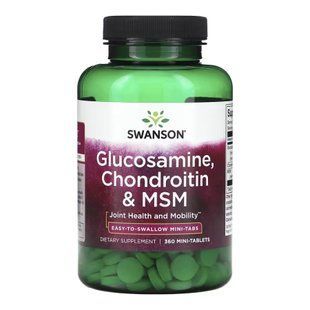Glucosamine, Chondroitin & Msm Mini Tabs - 360 tabs