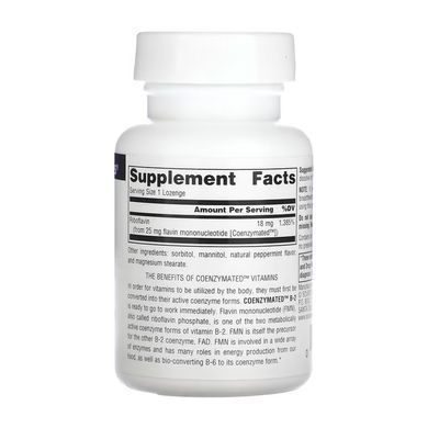 Coenzymated&trade; B-2 25 mg Peppermint - 60 lozenges
