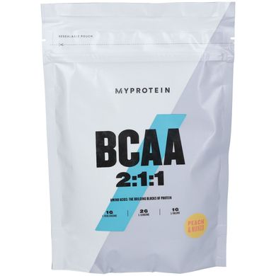 Аминокислоты в порошке Myprotein BCAA 2:1:1 Essential Peach Mango, 500 г (Персик-Манго)