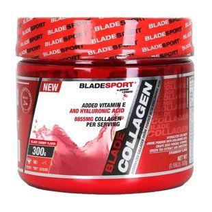 Blade Sport Collagen (300 g, strawberry), black cherry