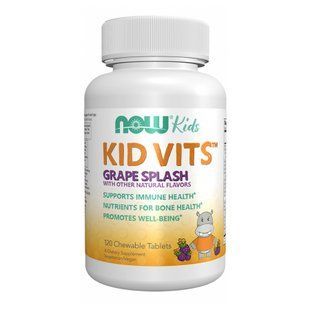 Kid Vits&trade; Grape Splash - 120 Chewable tabs