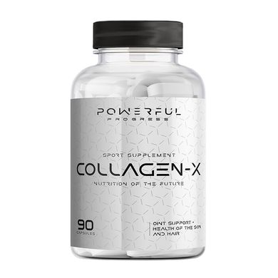 Препарат для суставов и связок Powerful Progress Collagen-X, 90 капсул