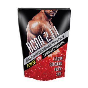 Power Pro BCAA 2:1:1 амінокислоти порошок 500 г фруктовий пунш